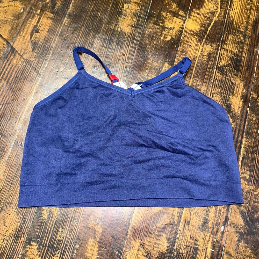 Cacique navy strappy 18/20 lingerie normcore lounge bralette